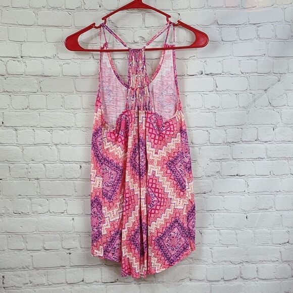 Maurices Pink Strappy Tank Top Super Soft Women's Small Sleeveless Loose Tee - Picture 8 of 11